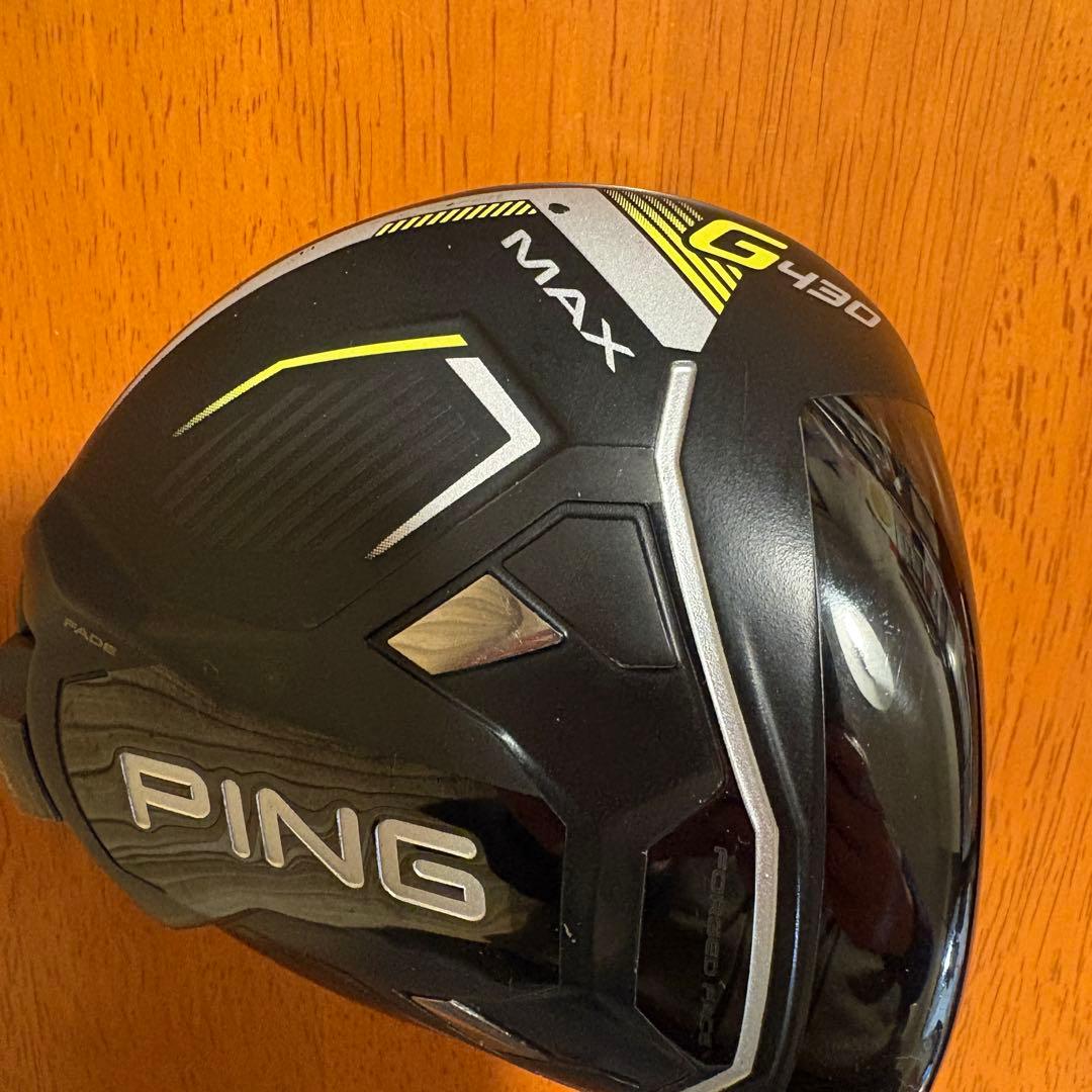 PING G430 MAX ドライバー 10.5° ヘッド, カバー, レンチ