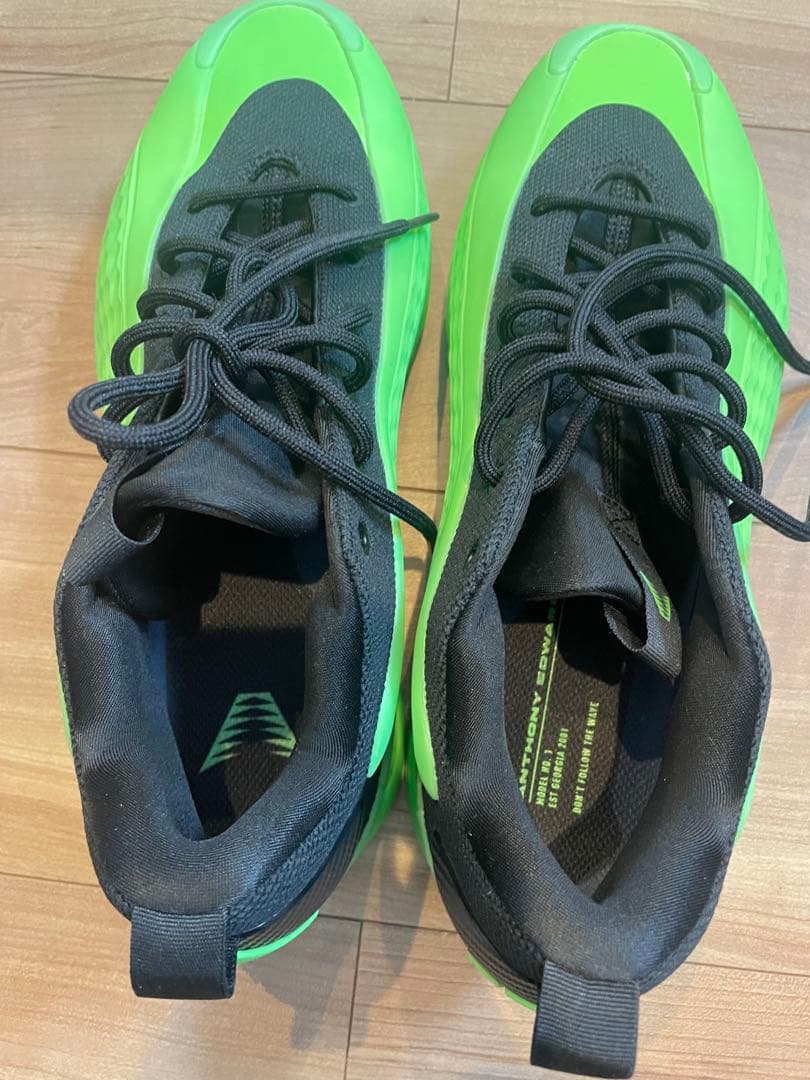adidas AE1 LOW ブラック/グリーン　バッシュ