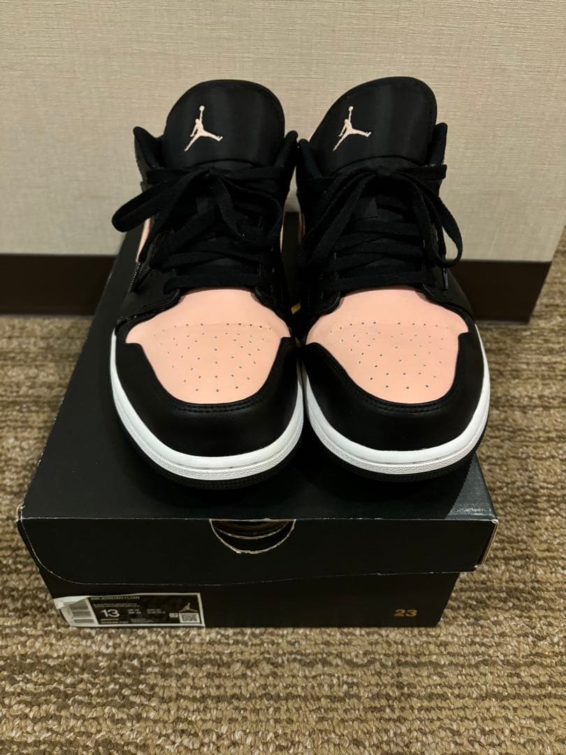 Nike Air Jordan 1 Low 黒/ピンク 31cm