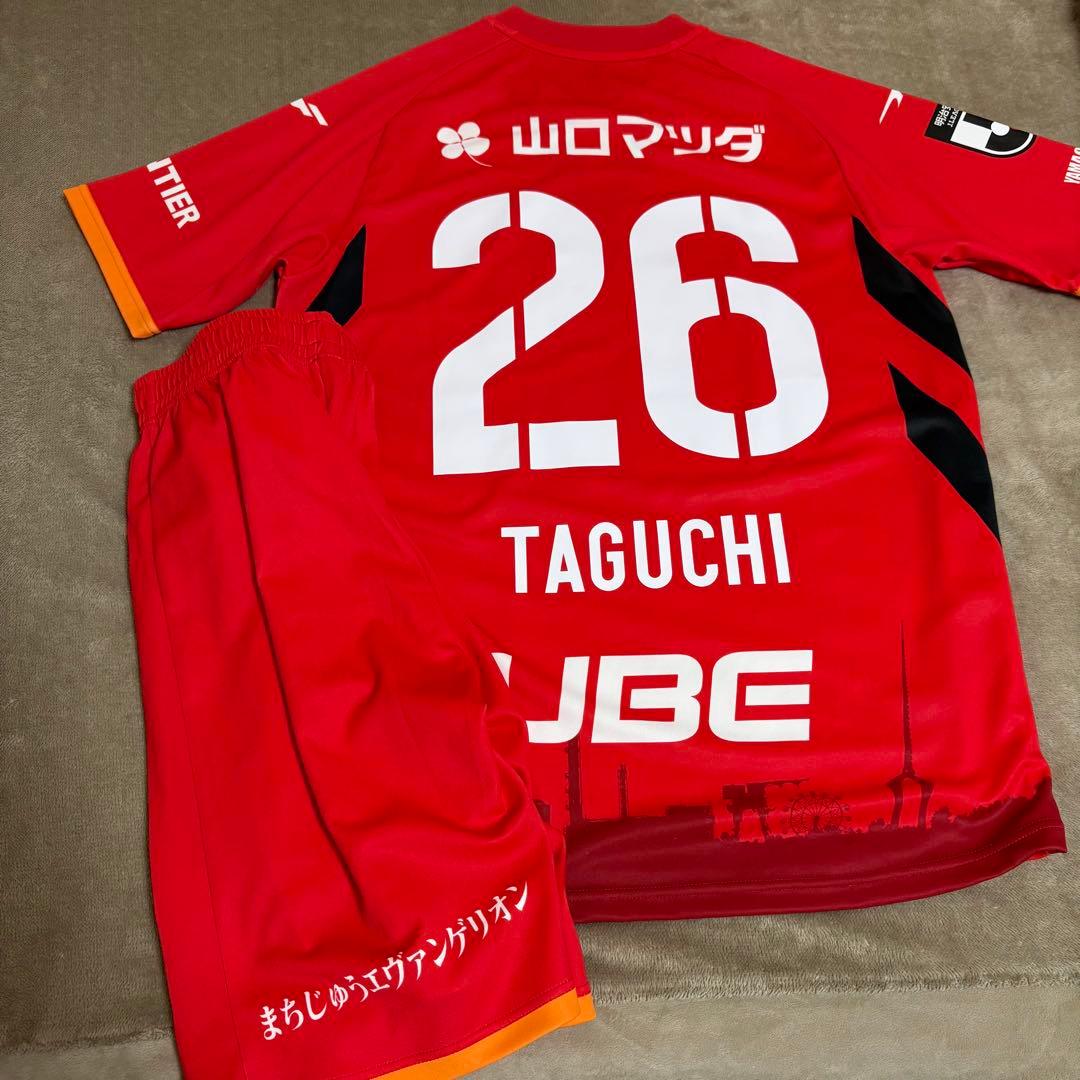 レノファ山口 実使用ユニフォーム 田口潤人　エヴァユニ