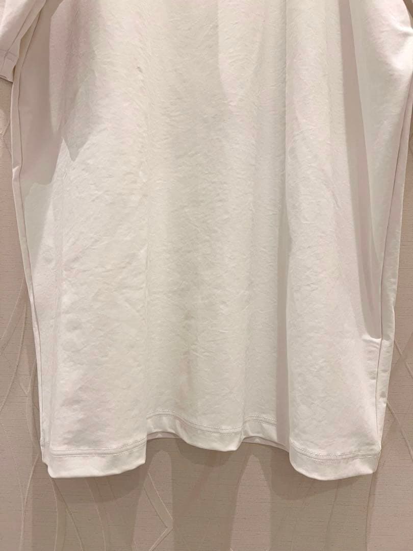 SLDO. ハイネックホワイトTシャツ　XXL