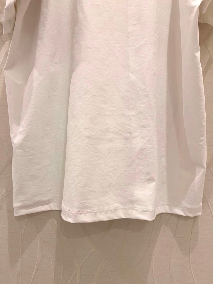 SLDO. ハイネックホワイトTシャツ　XXL