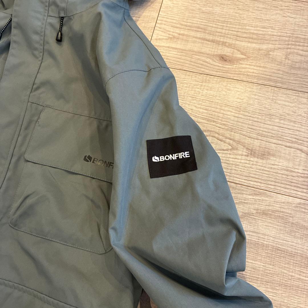 定価3.9万 ボンファイアスノーボード PITCH SHELL JACKET M