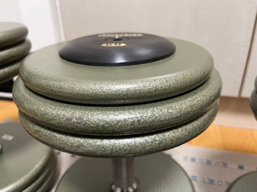 IVANKO ダンベルセット 31kg-1kg 18個