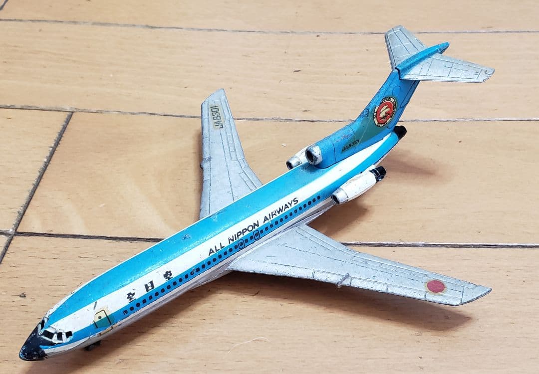 増田屋コーポレーション全日空ボーイング727ダイキャストモデル