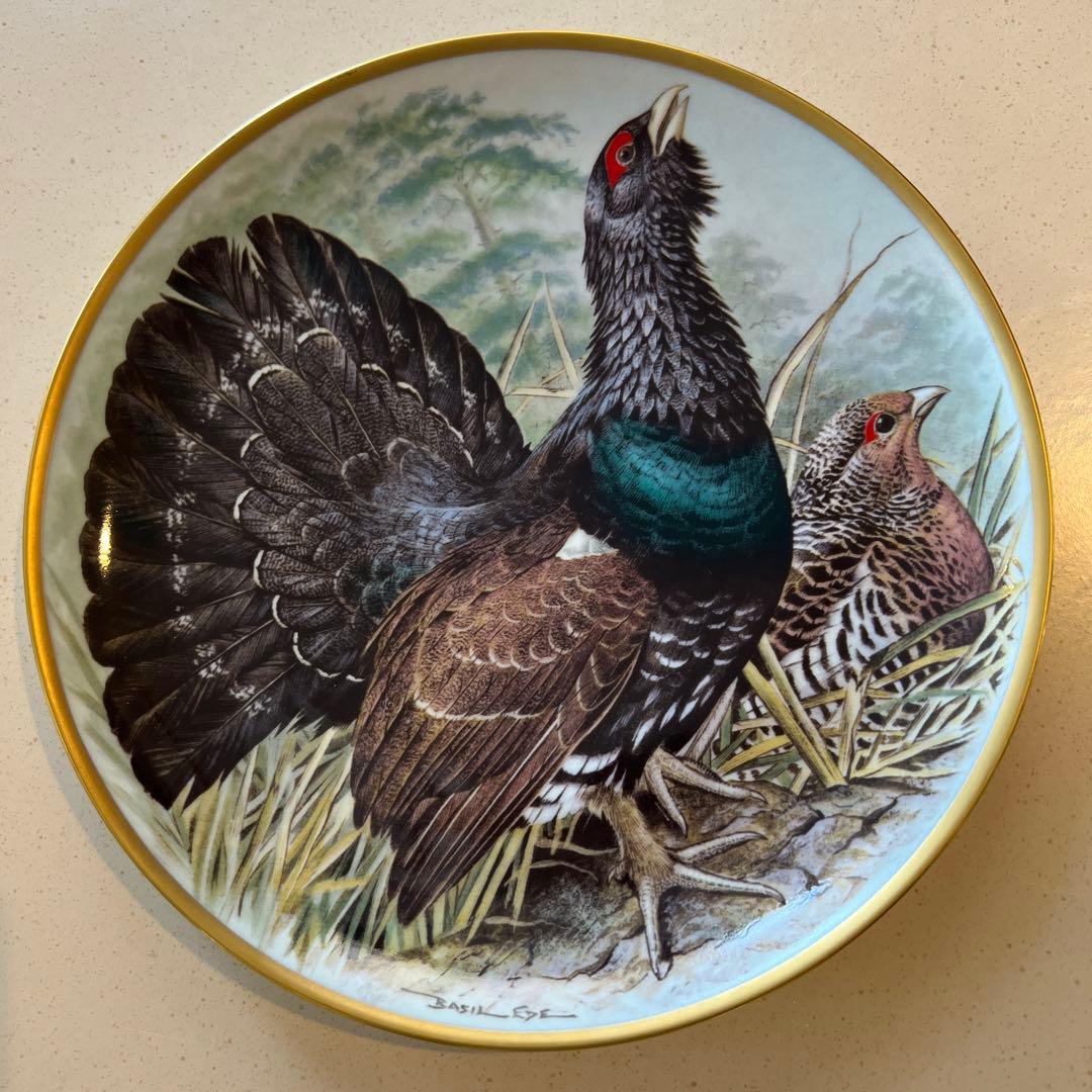Limoges リモージュ ヴィンテージ 野鳥　絵皿　3枚セット