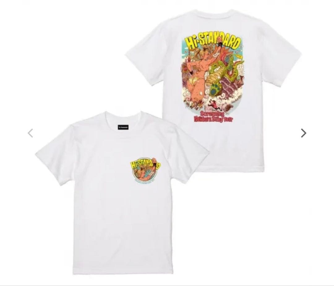 Hi-STANDARD SNB RJB T-shirt（WHITE） XXL