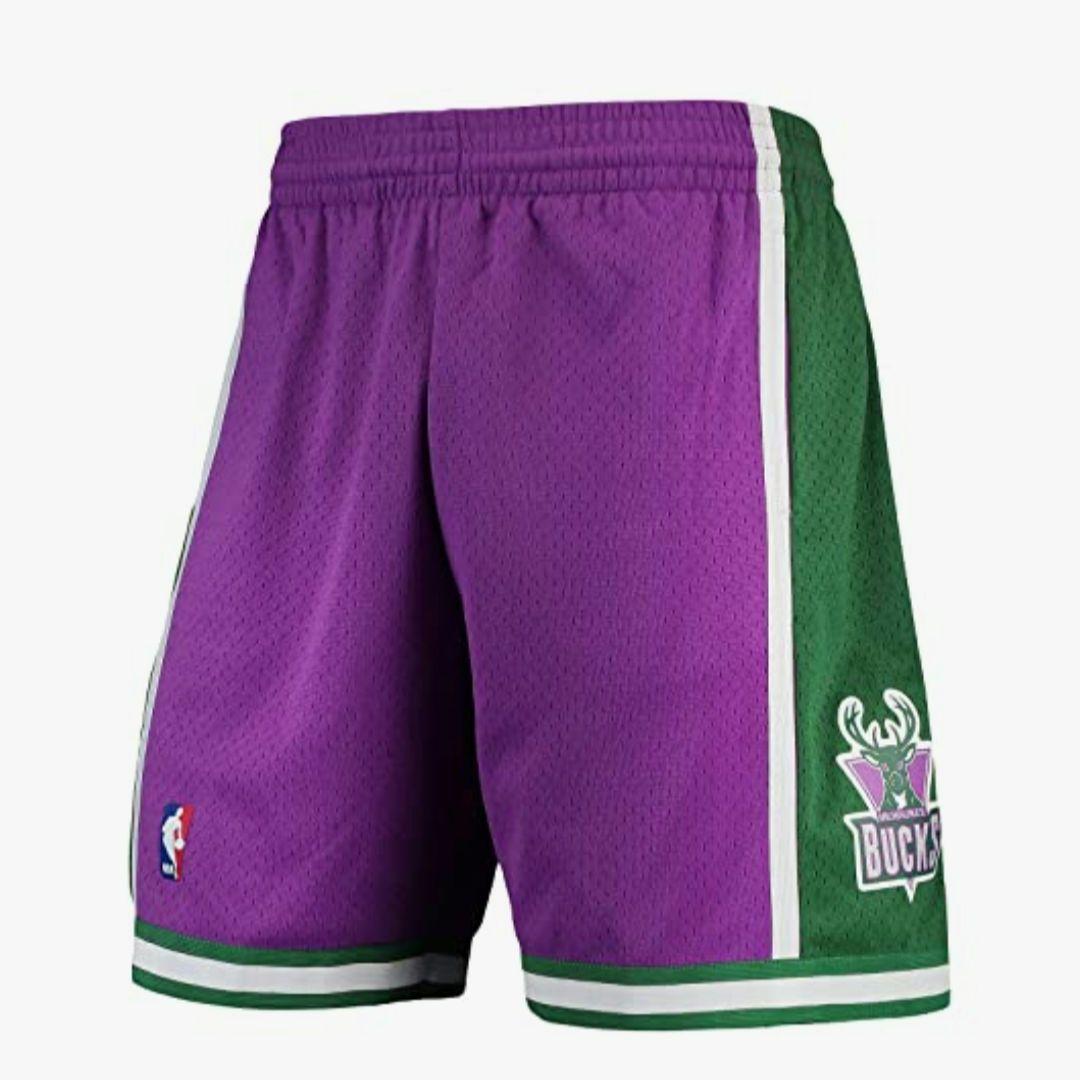 【新品未使用タグ付き】 MITCHELL＆NESS NBA BUCKS バスパン