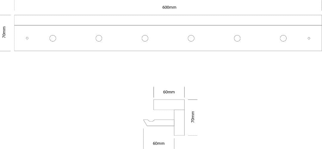 ハンガーフック　ウォールナット製   Woody's Plus Store