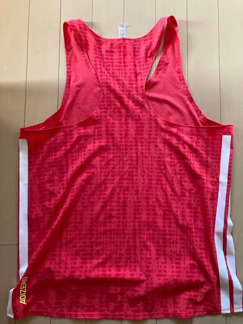 アディゼロ　adidas アディダス　シングレット　Lサイズ