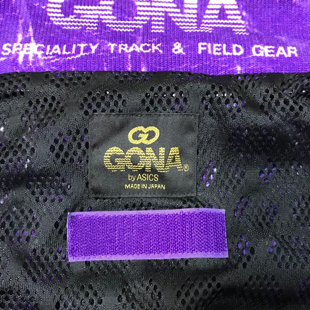 90s GONA byアシックス　ウィンドブレーカー　上下セットアップ　日本製