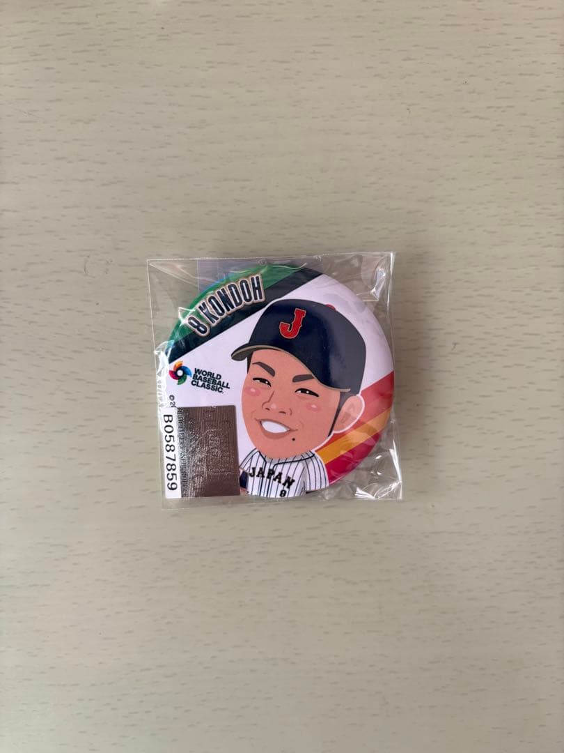 野球日本代表ガチャガチャ　缶バッチ