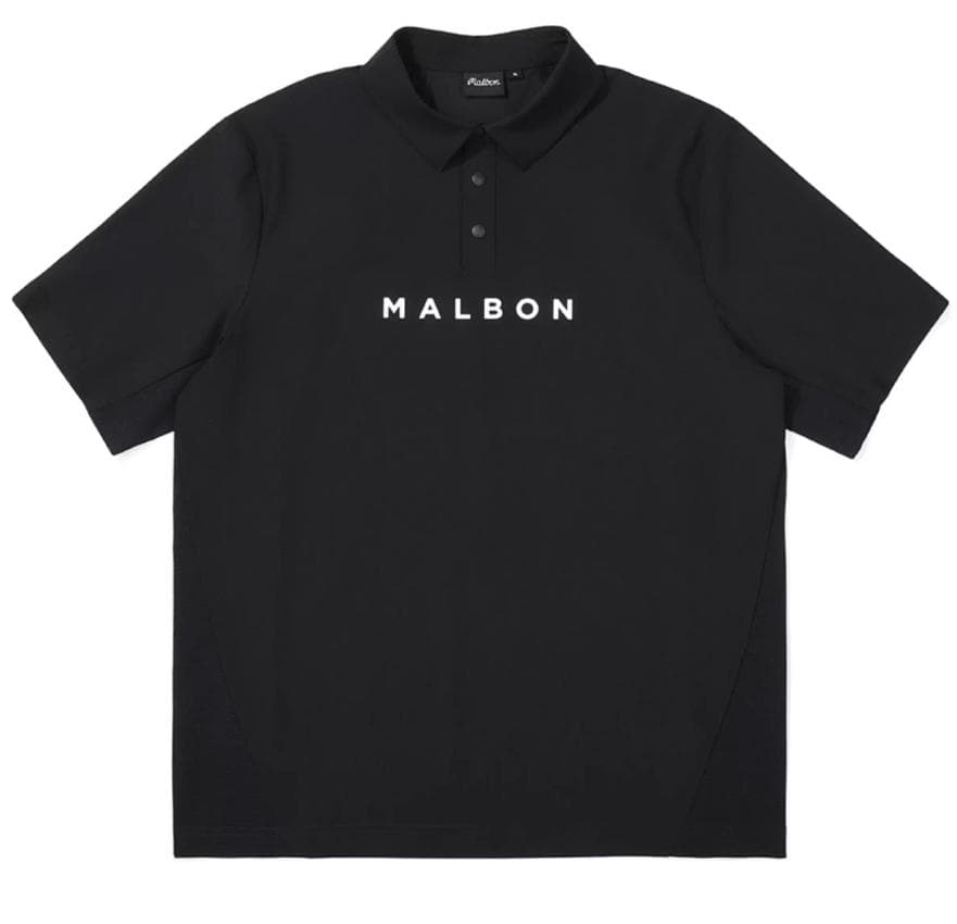 Malbon半袖Tシャツポロタイプ 冷感素材ゴルフウェア メンズ 人気モデル☘️