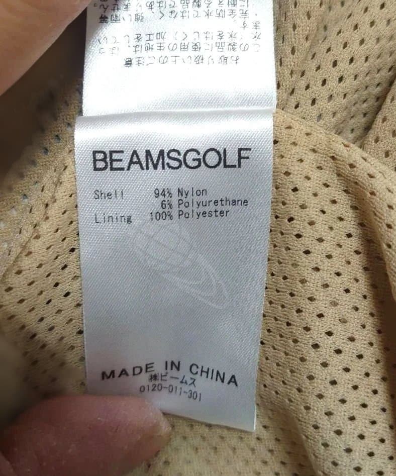 【美品】BEAMS GOLF　ビームスゴルフ 花柄 ジップアップジャケット M