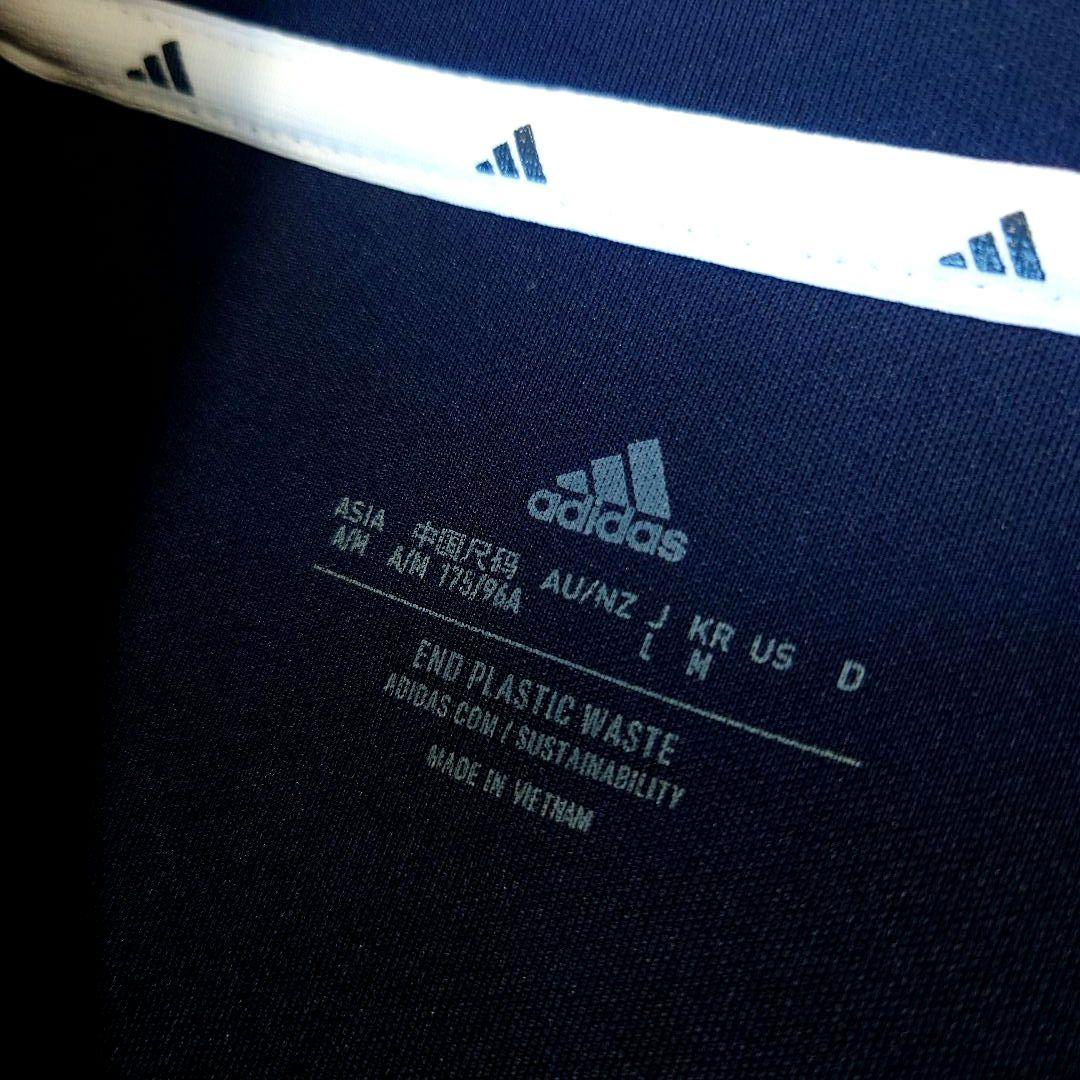 極美品 adidas golf ビックアディダスロゴ ダンボールニットスウェット