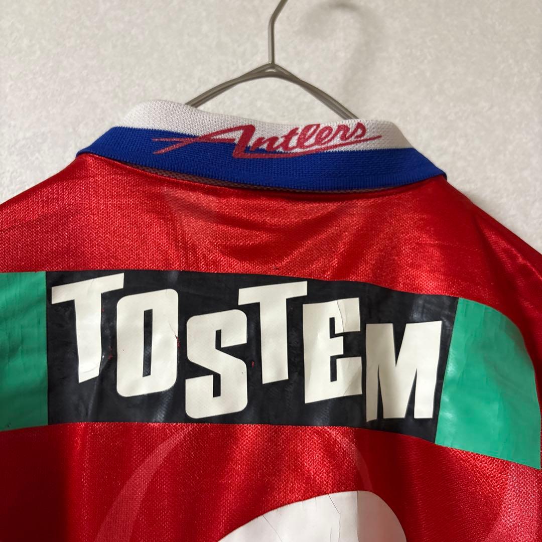 90s 鹿島アントラーズ　ユニフォーム　旧デザイン　当時物　サッカー　レトロ