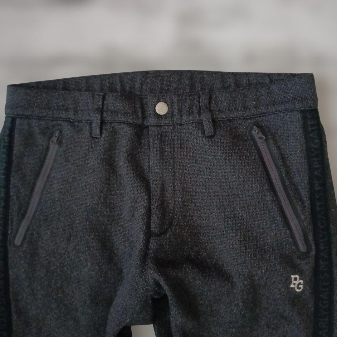 パーリーゲイツ 裏起毛 ストレッチ パンツ　サイドテープ ゴルフ サイズ5 美品