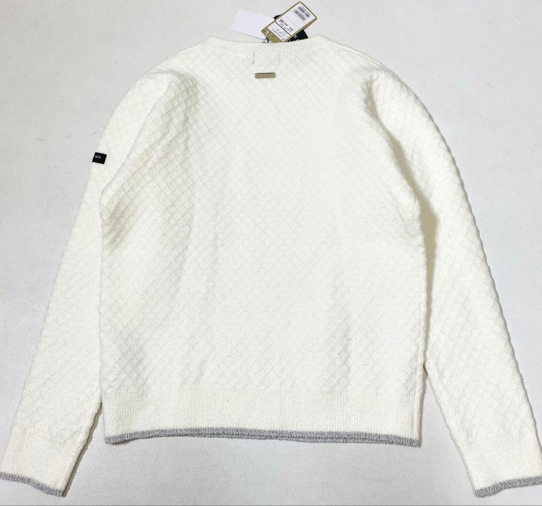 ⚫︎未使用 St ANDREWS コットン ニットプルオーバー ゴルフ 刺繍