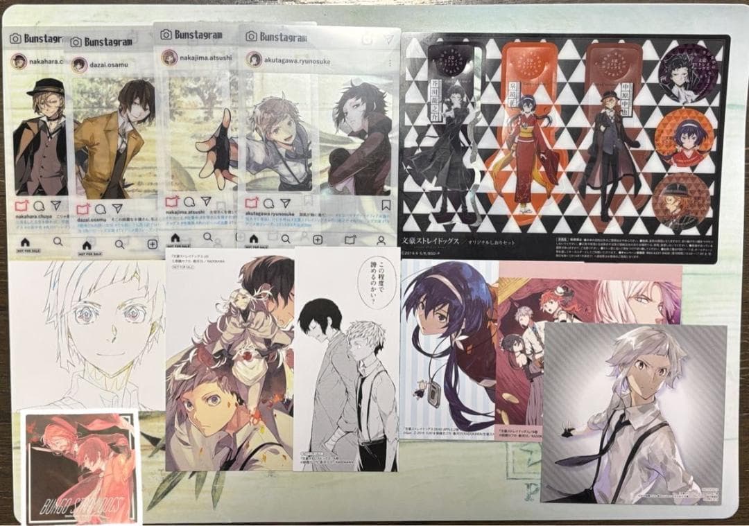 文豪ストレイドッグス グッズ 12点 角コミ2018 特典ステッカー 春河35