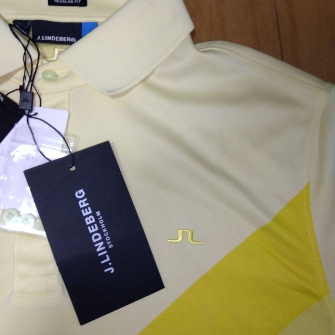 J.Lindeberg ゴルフシャツ イエロー 44