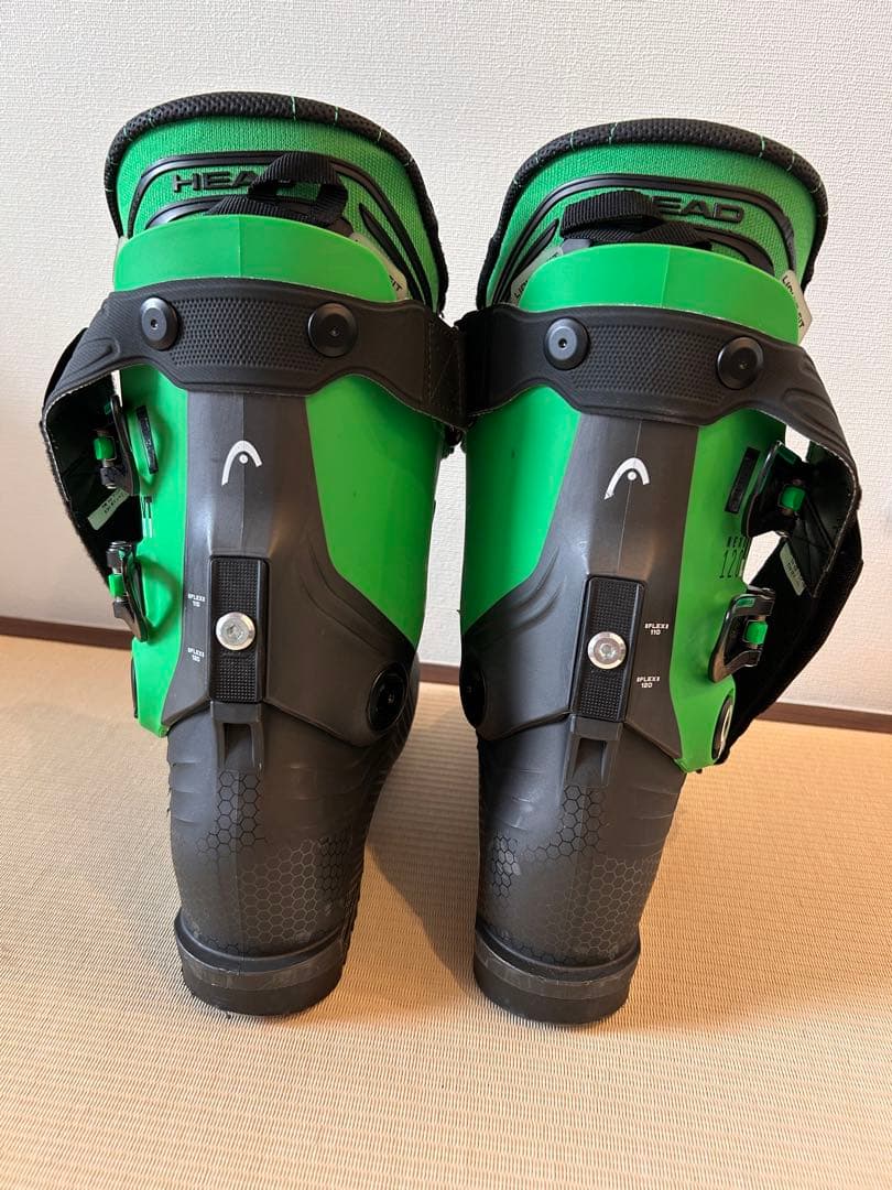 HEAD スキー ブーツ グリーン