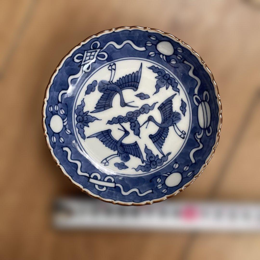 【新品未使用】青白磁 皿 5点セット　叶松谷