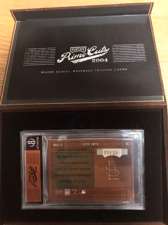 Ozzie smith 2004primecut サインカード