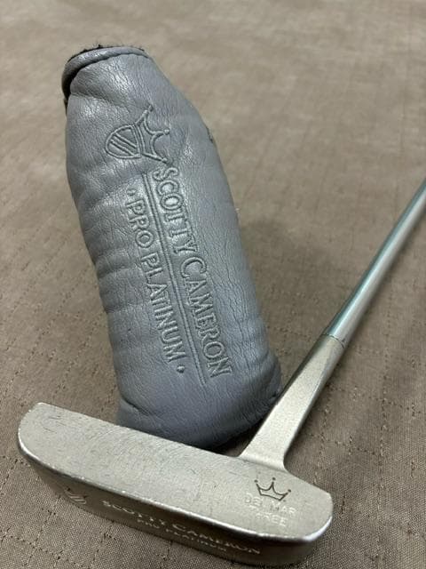 希少 スコッティキャメロン 34in デルマー3 プロプラチナム ヘッドカバー付