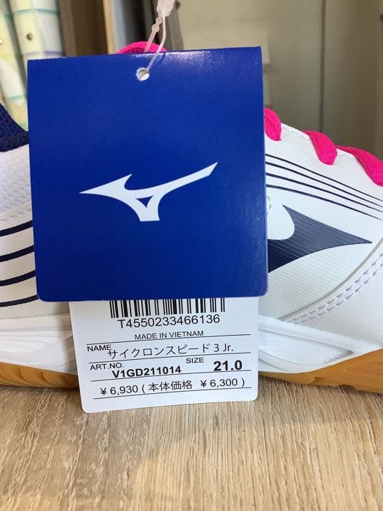 MIZUNO ジュニア バレーボールシューズ 21㎝ サイクロンスピード3