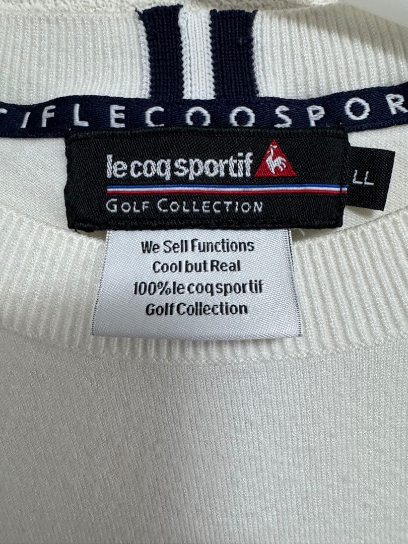 【美品】le coq sportif ゴルフウェア セーター 《LLサイズ》