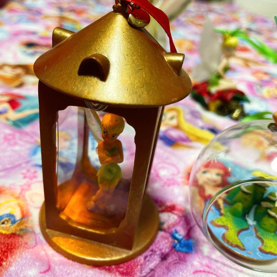 ディズニー ティンカーベルまとめ売り オーナメント スノードーム リングピロー