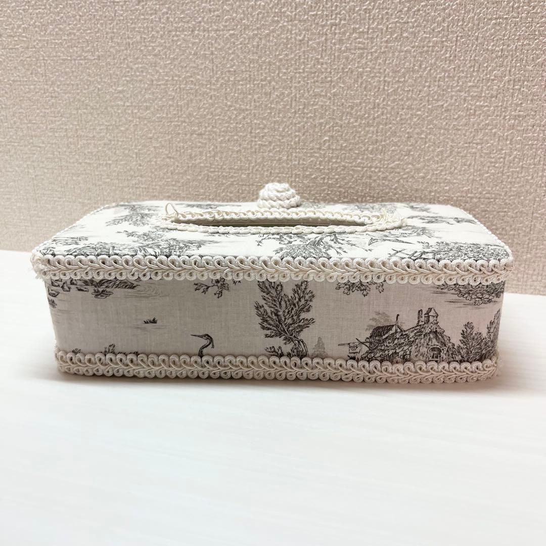 ジェニファーテイラー ティッシュボックスケース トワ ルドジュイ柄