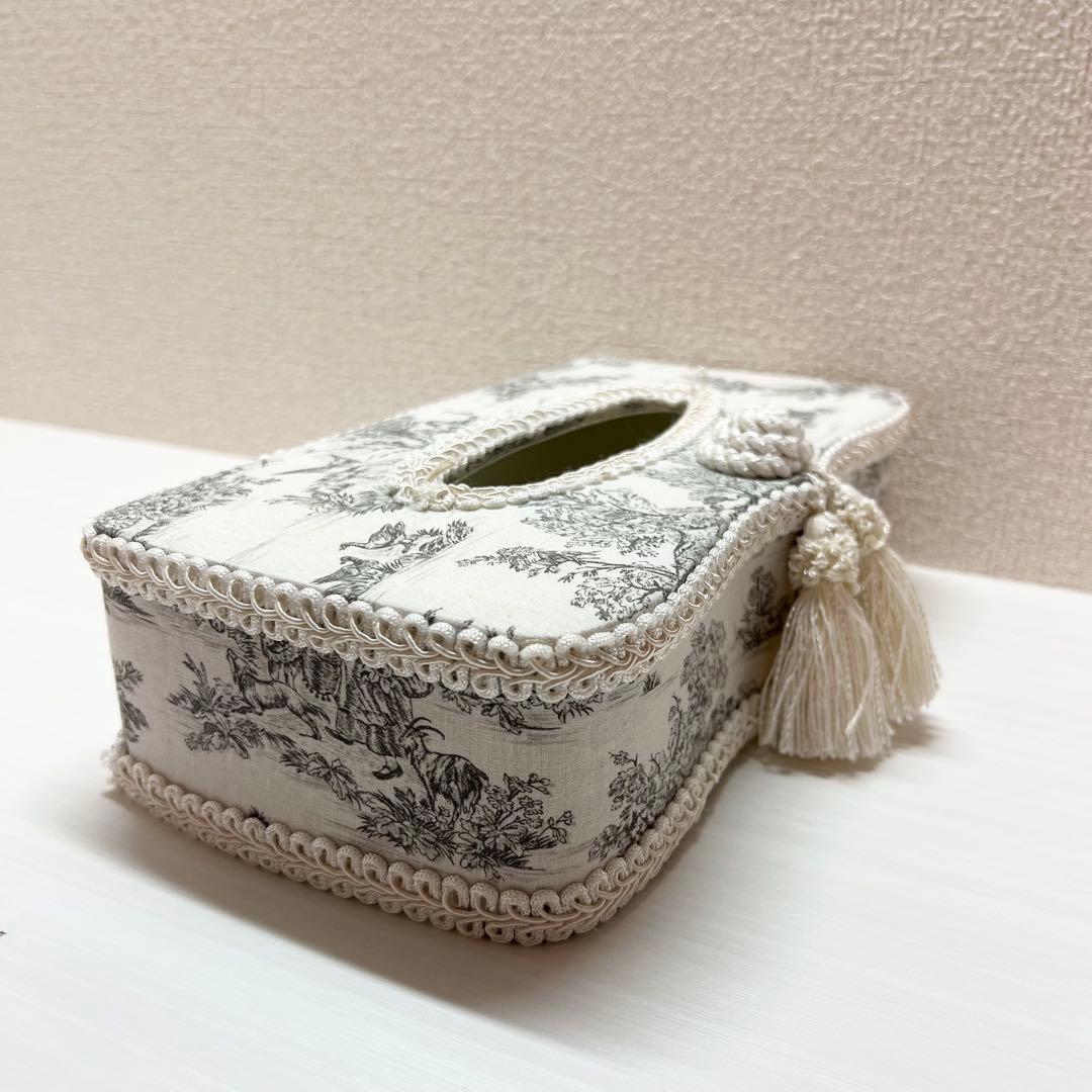 ジェニファーテイラー ティッシュボックスケース トワ ルドジュイ柄