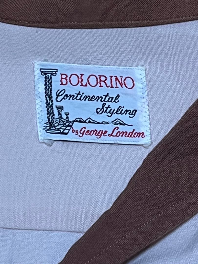 50s BOLORINO ボーリングシャツ レーヨンシャツ