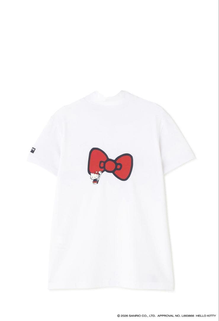 完売品♬Hello Kitty×PEARLY GATES ベア天竺半袖ハイネック