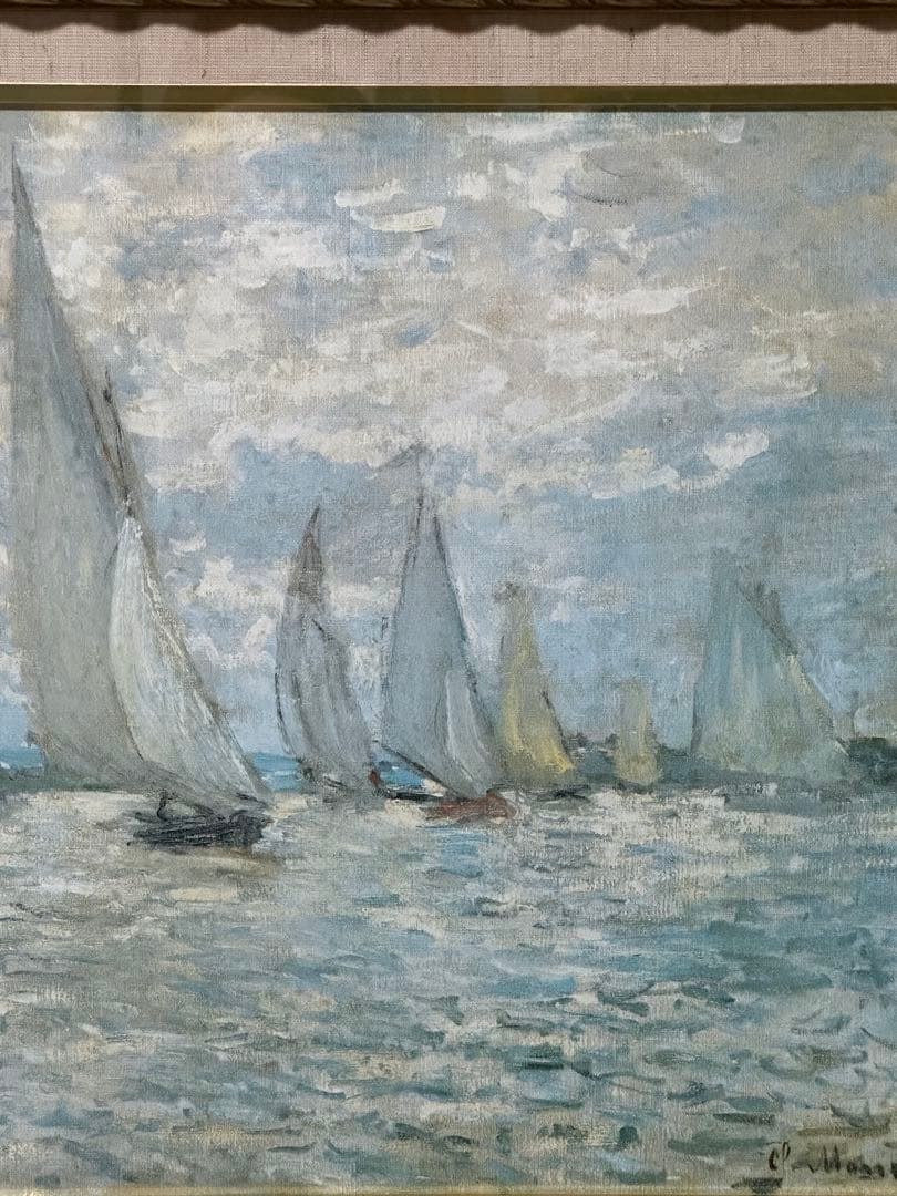 ♦️お勧め絵画　クロード　モネ　風景画 美術品　大型豪華額縁　ア-ト　インテリア
