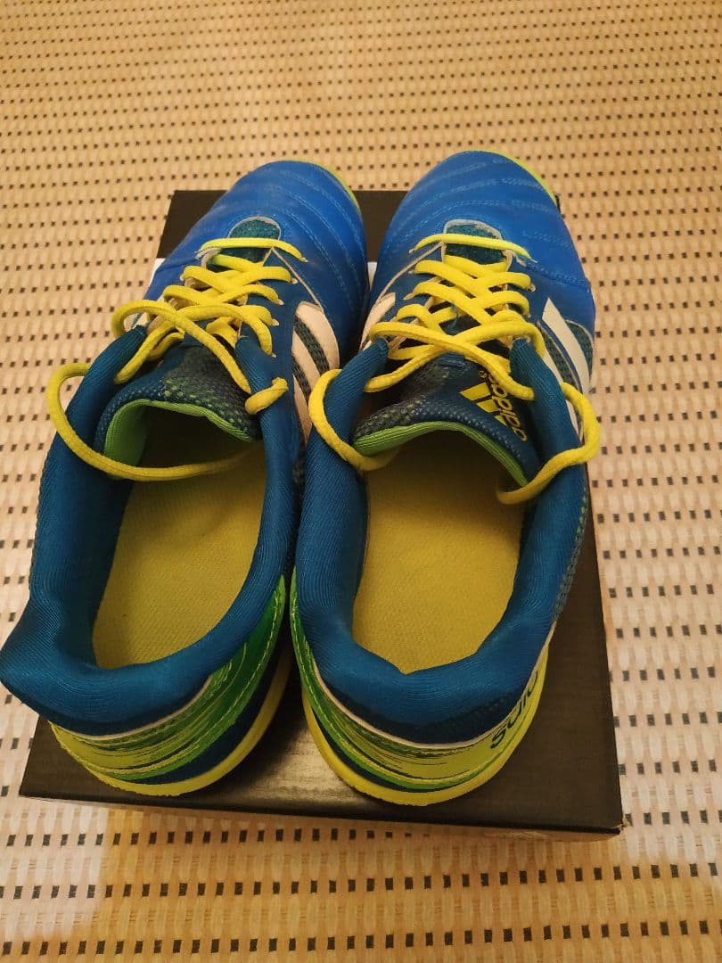 adidas SOLDIERO サッカーシューズ 青/黄