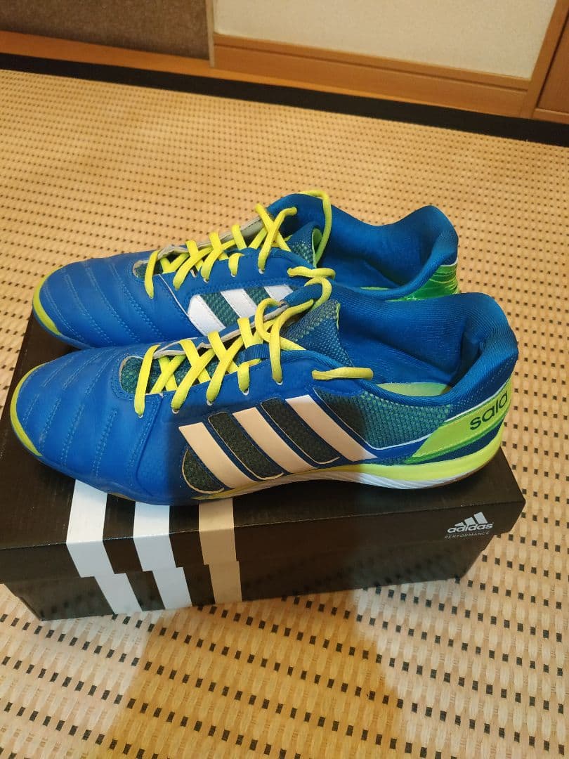 adidas SOLDIERO サッカーシューズ 青/黄
