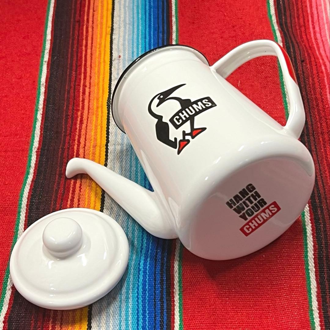 CHUMS Enamel kettle チャムス ケトル&マグ 2つ　ホーロー