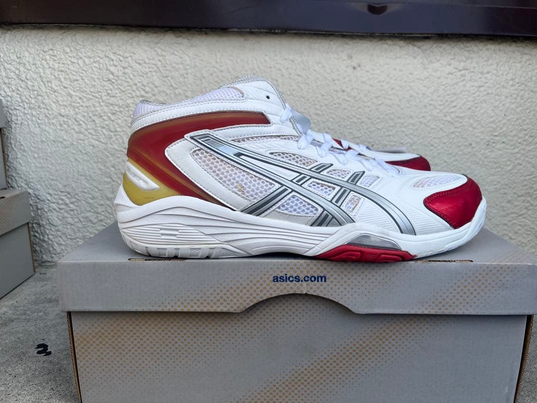 新品未使用 ASICS GELZONE 8 ホワイト/シルバー 28.5cm