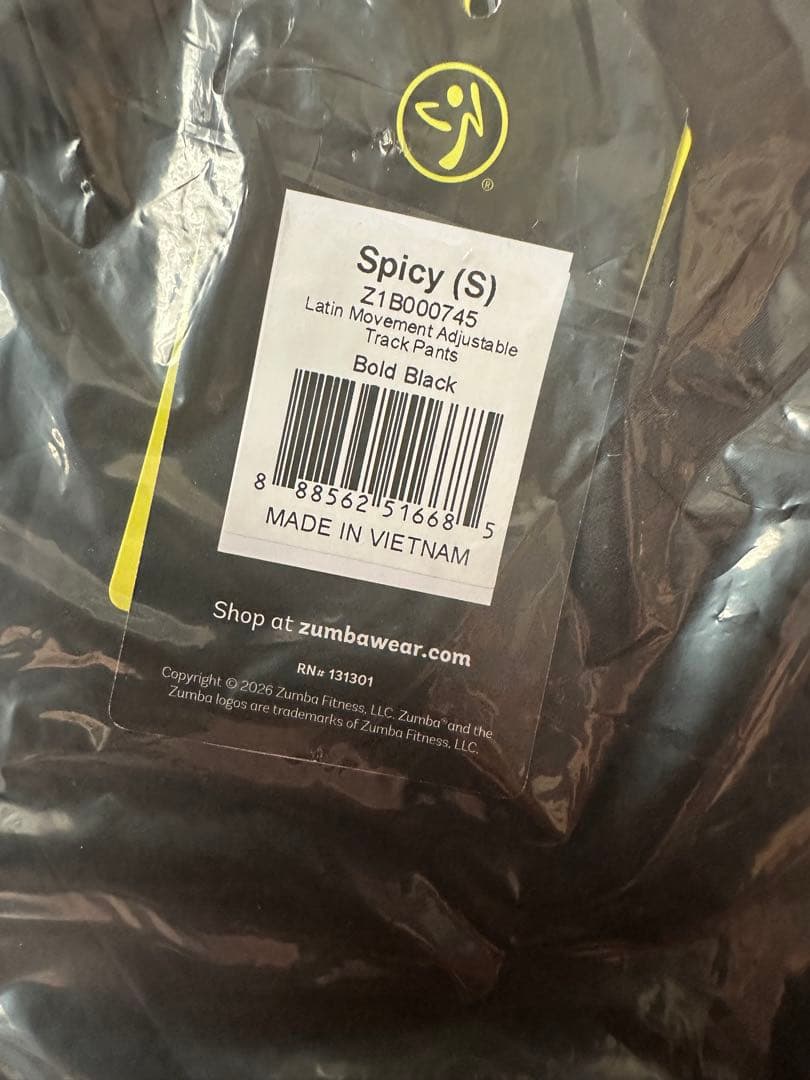 新品　正規品　ズンバ　 S ワイド　トラックパンツ