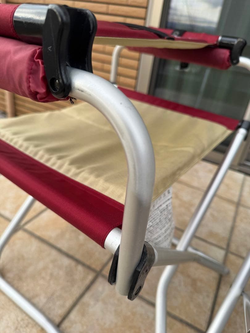  peak パッドインチェア WIDE レッド　２脚セット