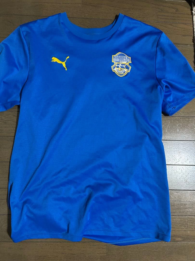 瀬戸内高校　サッカーウェア ネイビー ブルー