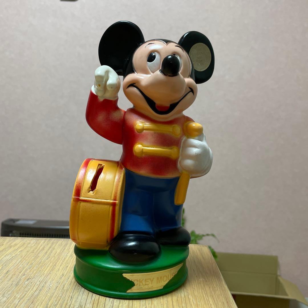 ミッキーマウス 貯金箱 1980 ヴィンテージ ディズニー ミッキー フィギュア