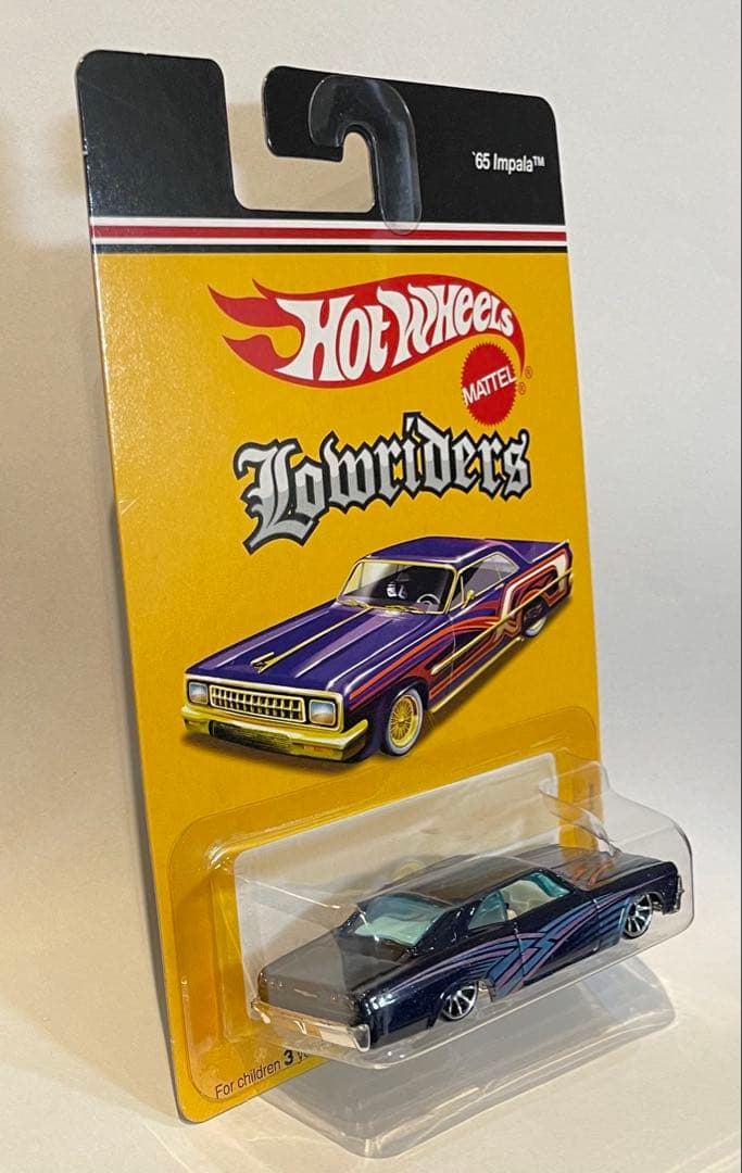 ホットウィール '65 シェビー インパラ ダークブルー ローライダー
