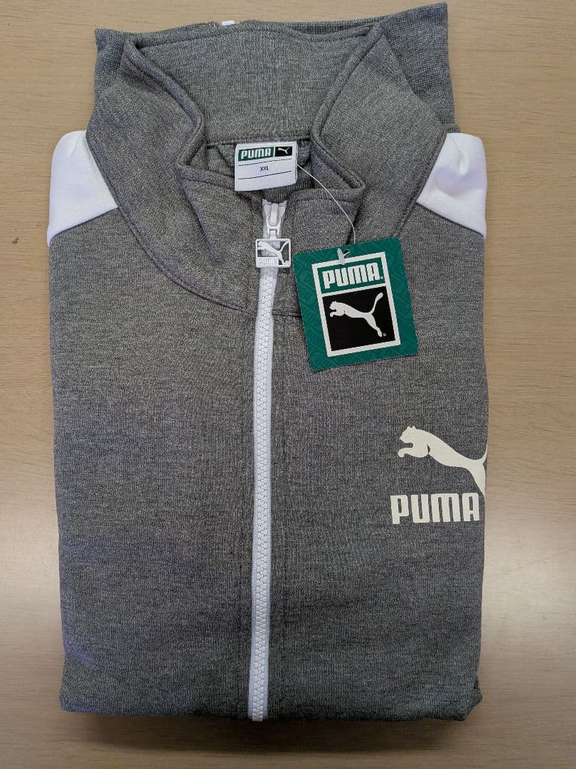 【新品・未使用】PUMA ジャージ ジャケット XXL グレー