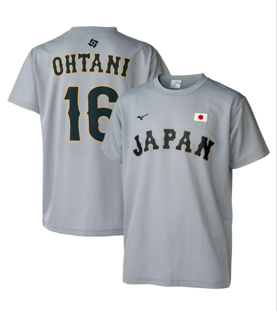 選手着用モデル　Ｌサイズ　16 大谷 翔平 WBC2026 Tシャツ　ミズノ製