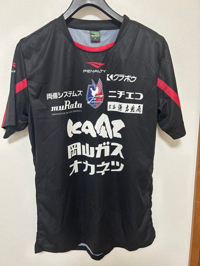 ファジアーノ岡山　サッカーシャツ PENALTY 岡山ガスオカマツ XO