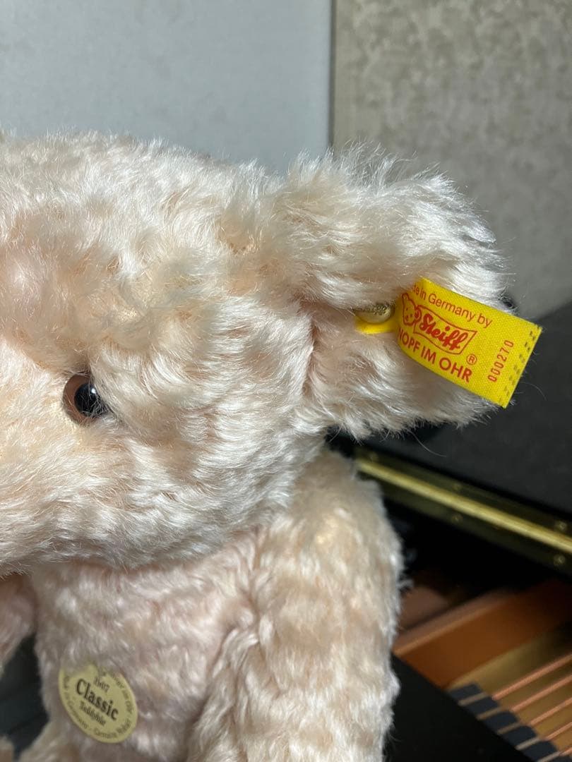 Steiff Classic Teddy Bear ピンクベージュ 約30cm