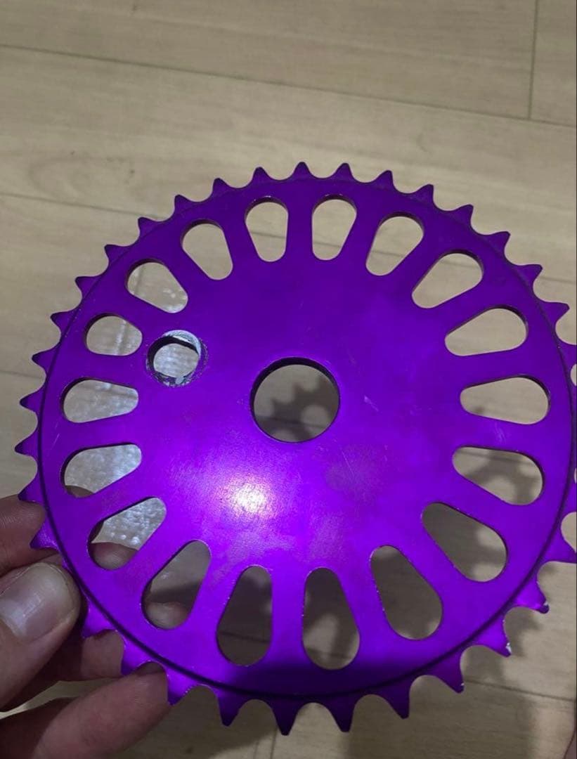 【希少パープルカラー】プロファイルレーシング36t ピストbmx fgfs